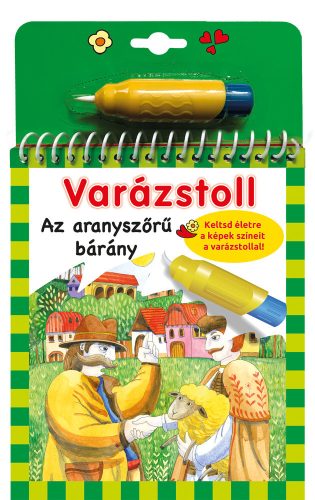 Napraforgó Varázstoll kifestő - Benedek Elek: Az aranyszőrű bárány