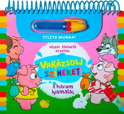 Napraforgó Varázsolj színeket! - A három kismalac