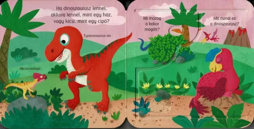 Napraforgó Nyitogatós lapozó - Dinók