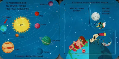Napraforgó Nyitogatós lapozó - Az űrben