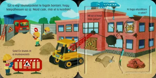 Napraforgó Nyitogatós lapozó - Óriásgépek