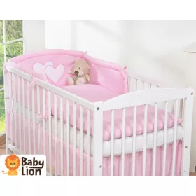   BabyLion Prémium 3 részes ágyneműhuzat szett - HH - Rózsaszín