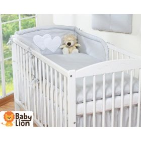   BabyLion Prémium 3 részes ágyneműhuzat szett - HH - Szürke