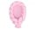Fonott babafészek és rácsvédő - 2in1 - rózsaszín - rózsaszín alap