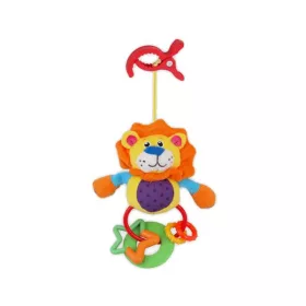 Plüss játék csörgővel Baby Mix Oroszlány