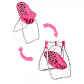   Játék etetőszék és hinta 2az -ben babáknak PlayTo Isabella