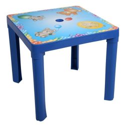 Gyerek kerti bútor- műanyag asztal kék