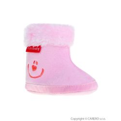 Gyermek téli cipő Bobo Baby 6-12h rózsaszín smile