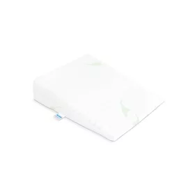   Baba párna - ék alakú Sensillo aloe vera fehér 30x38 cm kocsiba