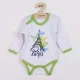 Csecsemő hosszú ujjú body New Baby Towns zöld