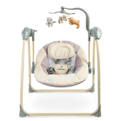 Gyerek hintáztató CARETERO LOOP beige