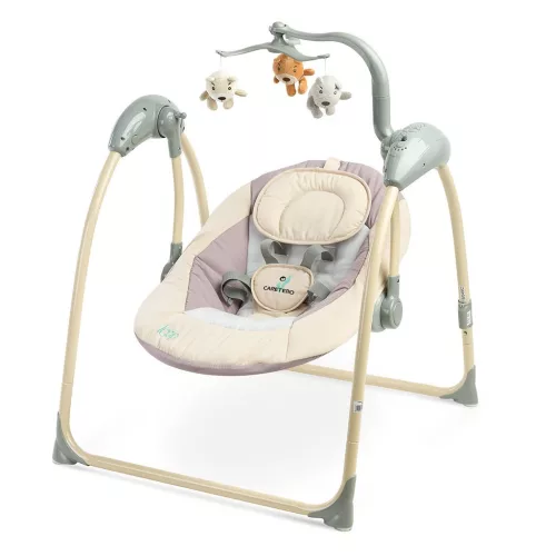 Gyerek hintáztató CARETERO LOOP beige