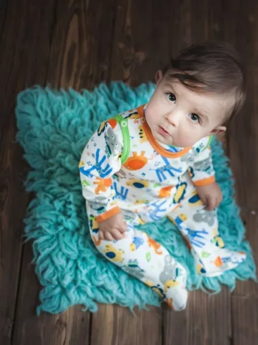 Baba kabátka Bobas Fashion Állatkert narancssárga