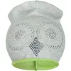 Tavaszi sapka New Baby bagoly szürke - zöld