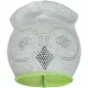 Tavaszi sapka New Baby bagoly szürke - zöld