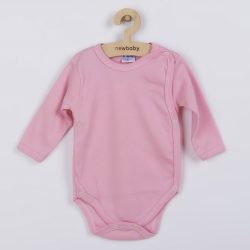   Csecsemő teljes hosszba patentos body New Baby Classic rózsaszín