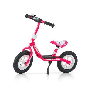Gyermek lábbal hajtós bicikli Milly Mally Dusty pink 10"