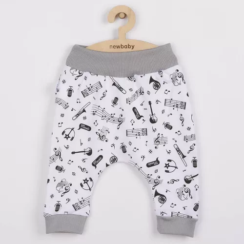 Baba pamut lábfejes nadrág New Baby Music