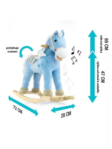 Hintaló dallammal Milly Mally Pony Gray Dot