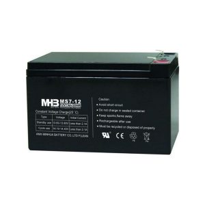 Pb akkumulátor MHB VRLA AGM 12V/7Ah (MS7-12)-faston 6,3 mm