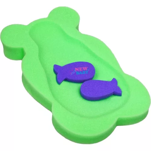 Hab alátét maxi New Baby BASIC medve zöld