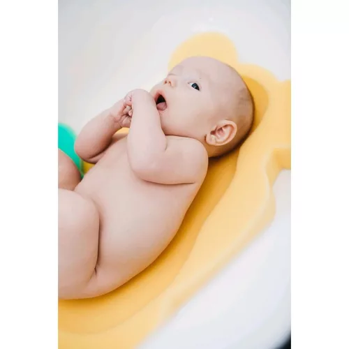 Hab alátét maxi New Baby BASIC medve sárga