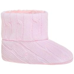 Gyermek téli cipő Bobo Baby 6-12h rózsaszín kötött
