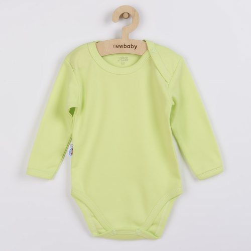 Baba hosszú ujjú body New Baby Pastel zöld