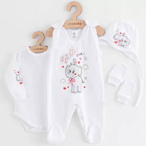 4 részes szett New Baby Elefánt
