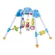 Gyerek zenélő fejlesztő babatornáztató állvány Baby Mix De Lux Baby Mix blue