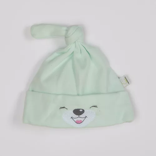 Baba pamut sapka Bobas Fashion Lucky zöld