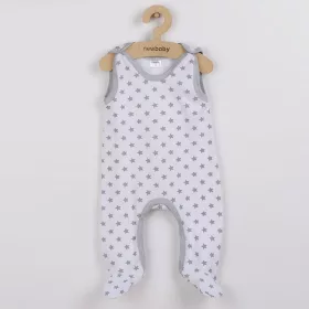 Baba rugdalózó New Baby Classic II szürke csillagokkal