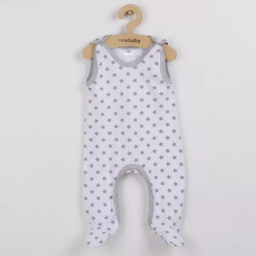 Baba rugdalózó New Baby Classic II szürke csillagokkal