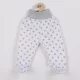 Baba lábfejes nadrág New Baby Classic II szürke csillagokkal