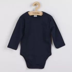   Baba body teljes hosszában patentos New Baby Classic II sötét kék