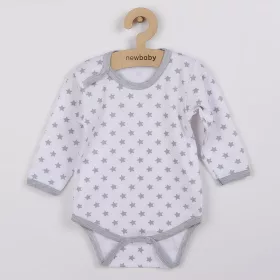 Baba body New Baby Classic II szürke csillagokkal