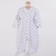 Baba kezeslábas New Baby Classic II szürke csillagokkal