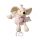 Plüss zenélő játék Baby Ono Egér rózsaszín 31 db