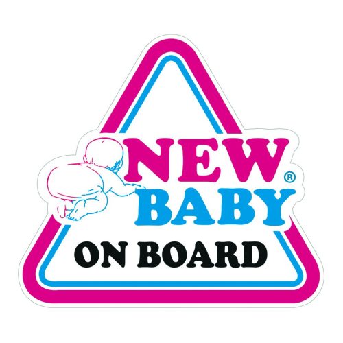 Autós matrica New Baby on board New Baby