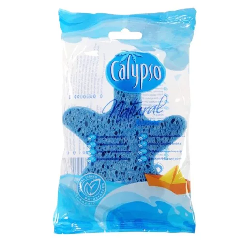 Fürdető szivacs Junior Natural Calypso kék