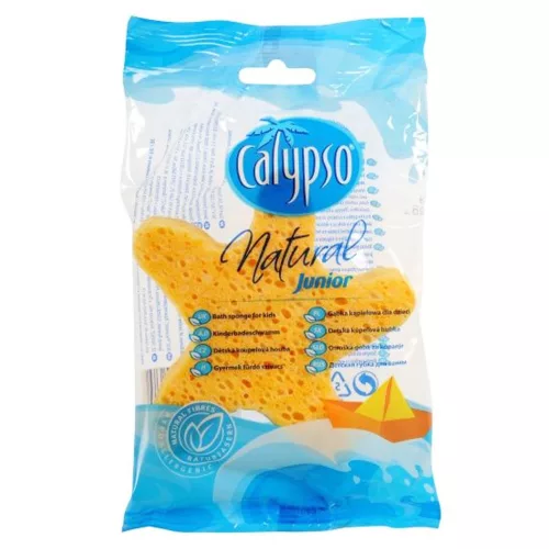 Fürdető szivacs Junior Natural Calypso sárga