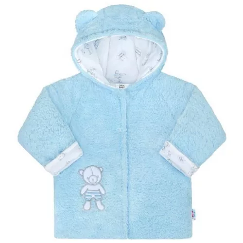 Téli baba kabátka New Baby Nice Bear kék