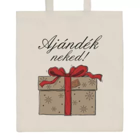   Pamut bevásárló táska természetes, nyomtatással New Baby Ajándék neked!