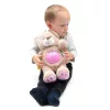Plüss szundibarát maci projektorral Baby Mix rózsaszín