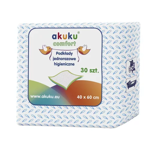 Egyszer használatos higiéniai alátét Akuku 40x60 - 30 darab