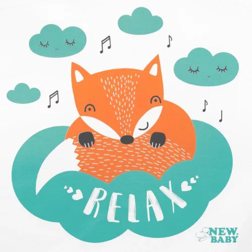 Gyermek fotel New Baby Róka menta