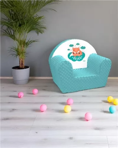 Gyermek fotel New Baby Róka menta