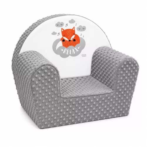 Gyermek fotel New Baby Róka szürke