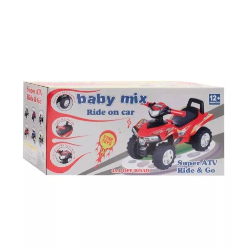 Gyerek négykerekű jármű Baby Mix rózsaszín