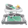 Gyerek bébikomp hintával szilikon kerekek Baby Mix mint